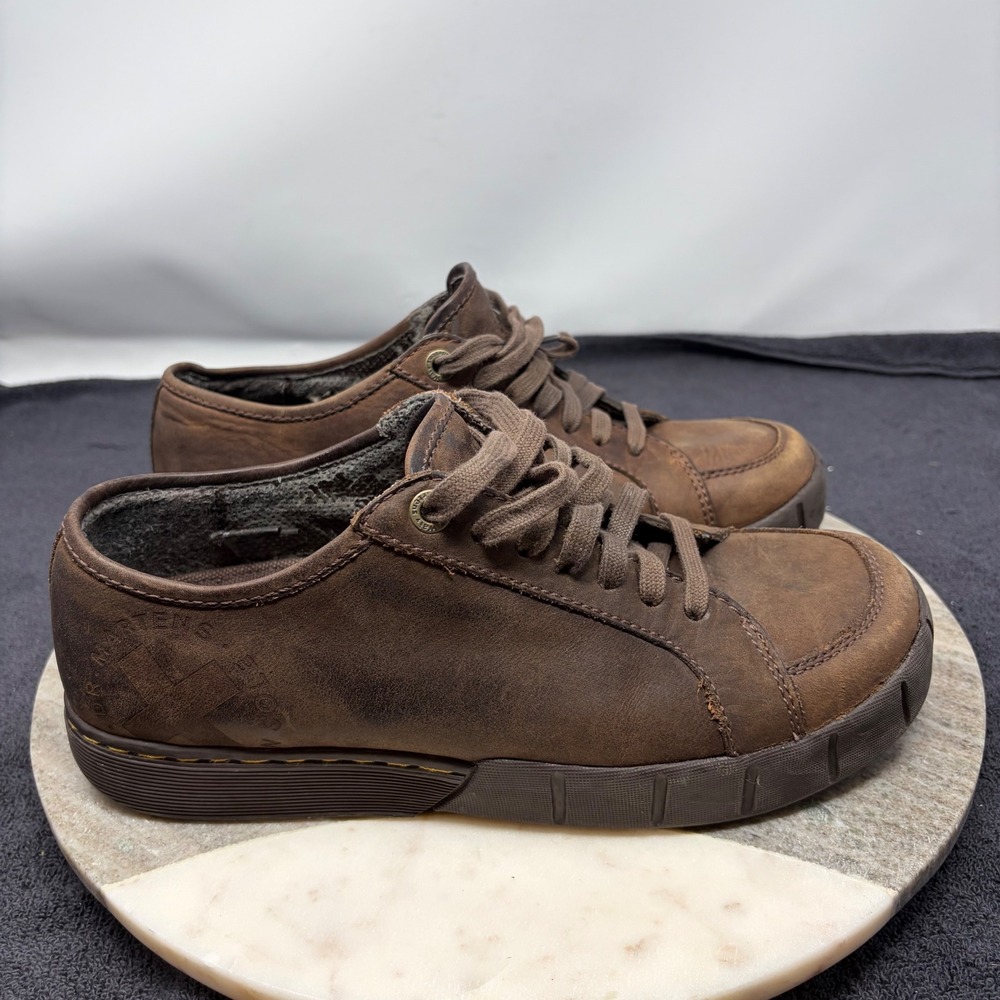 Dr. Martens 12601 Low Top Sneaker Mens Casual Leather Shoes 9 Brown